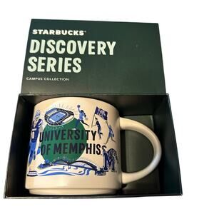 University of Memphis 14oz Discovery Series Starbucks mug
